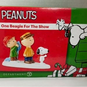 Dept 56 Peanuts “One Beagle for the Show”